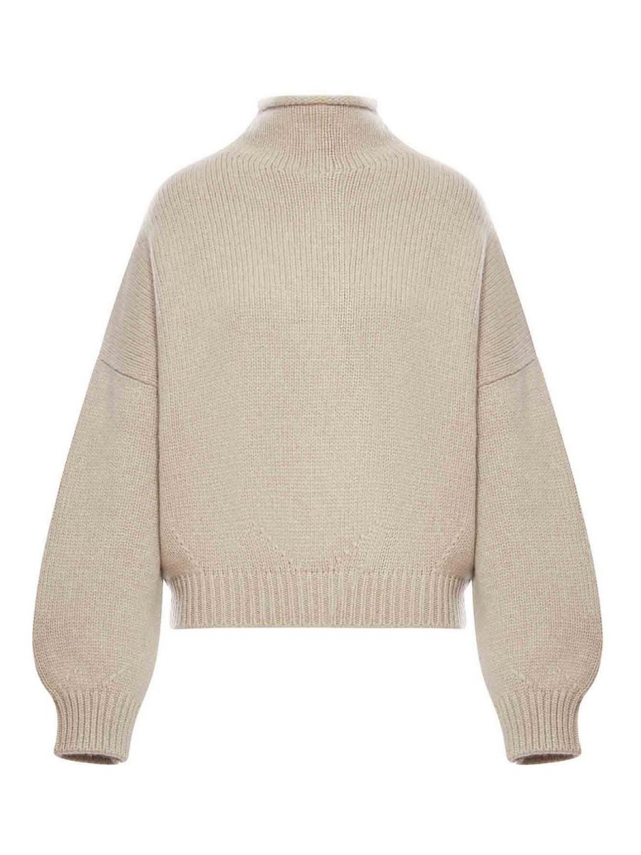 Khaite Pull Col Rond - Couleur Chair