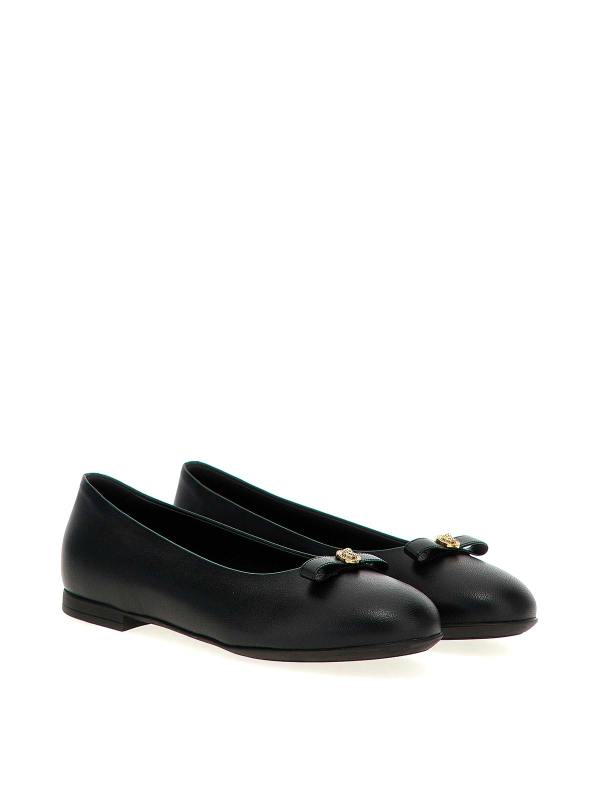 Versace Young Ballerines - Noir
