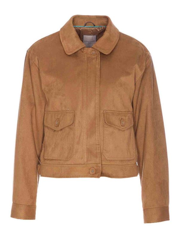 Urbancode Blouson En Cuir - Marron
