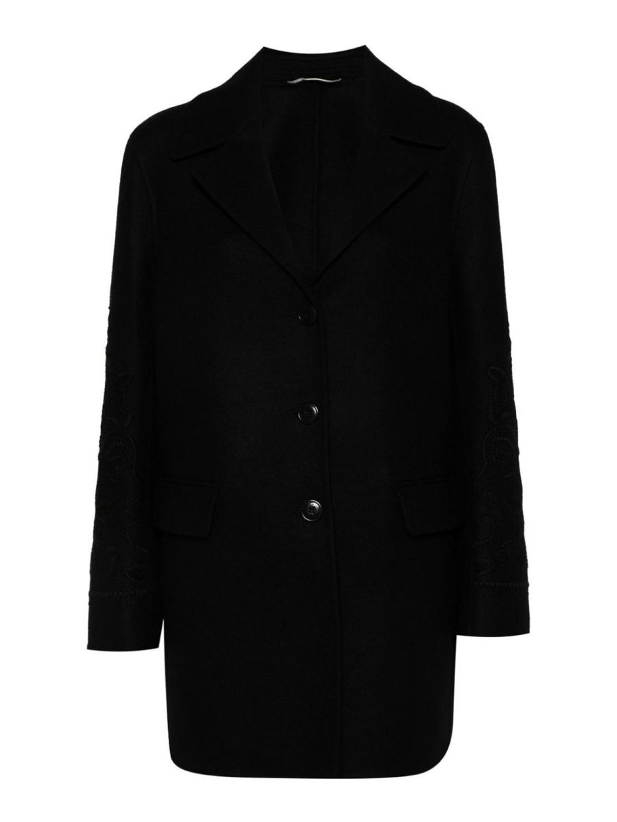 Ermanno Scervino Manteau Court - Noir