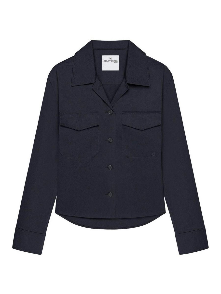 Courreges Chemise - Bleu Foncé