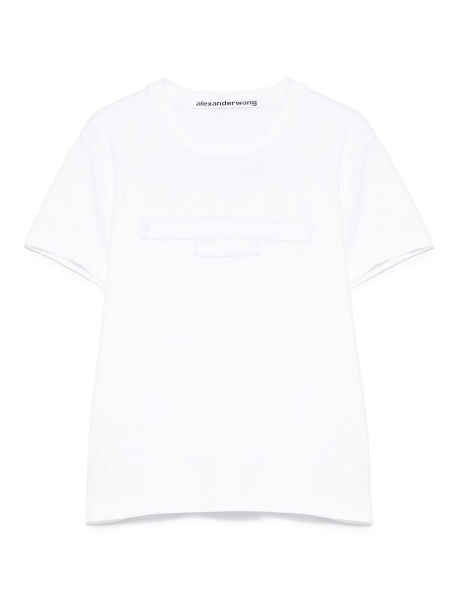 Alexander Wang Pull Col Rond - Blanc