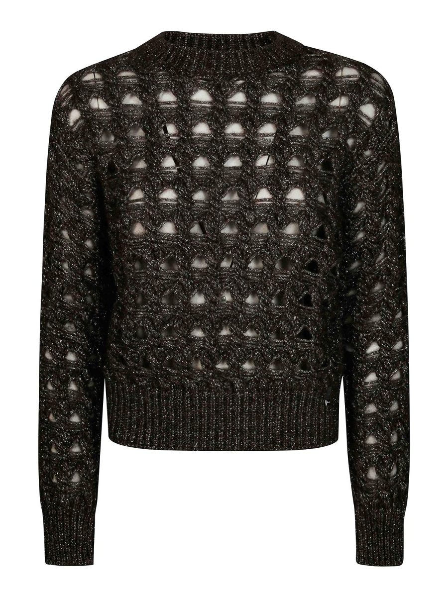 Herno Pull Col Rond - Marron
