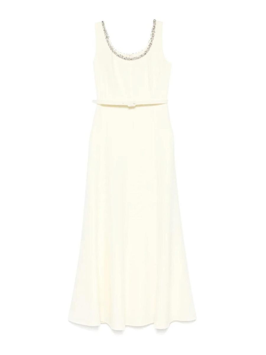 Roland Mouret Robe Au Genou - Jaune