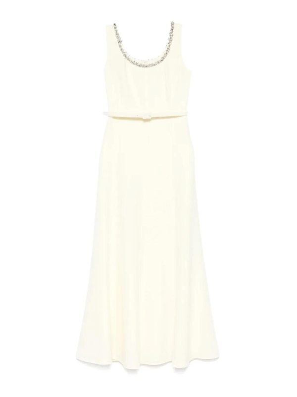 Roland Mouret Robe Au Genou - Jaune
