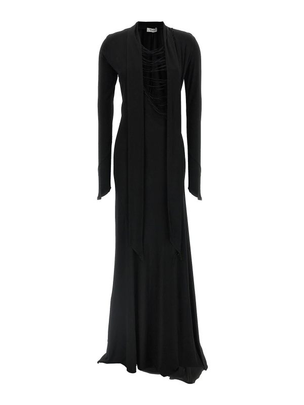 The Attico Robe Au Genou - Noir