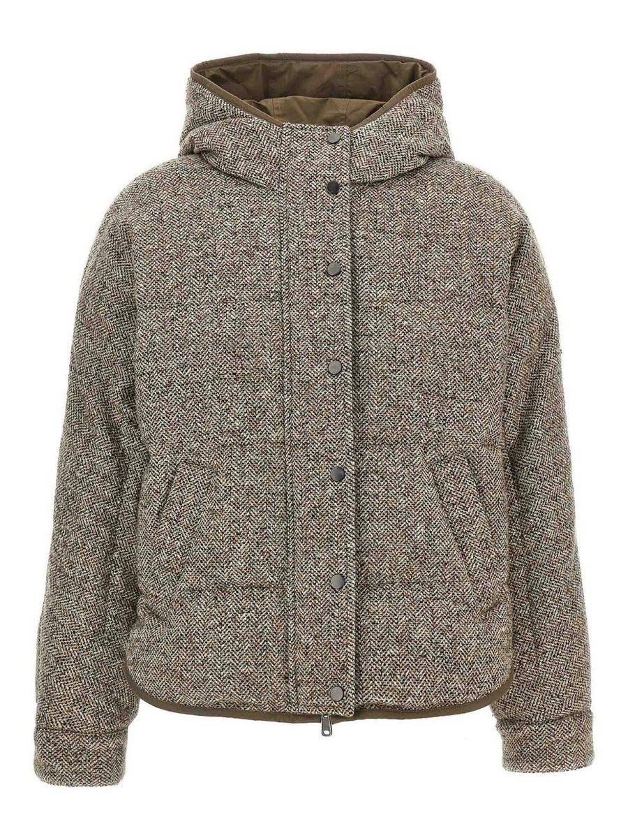 Brunello Cucinelli Blouson Rembourré - Multicolore