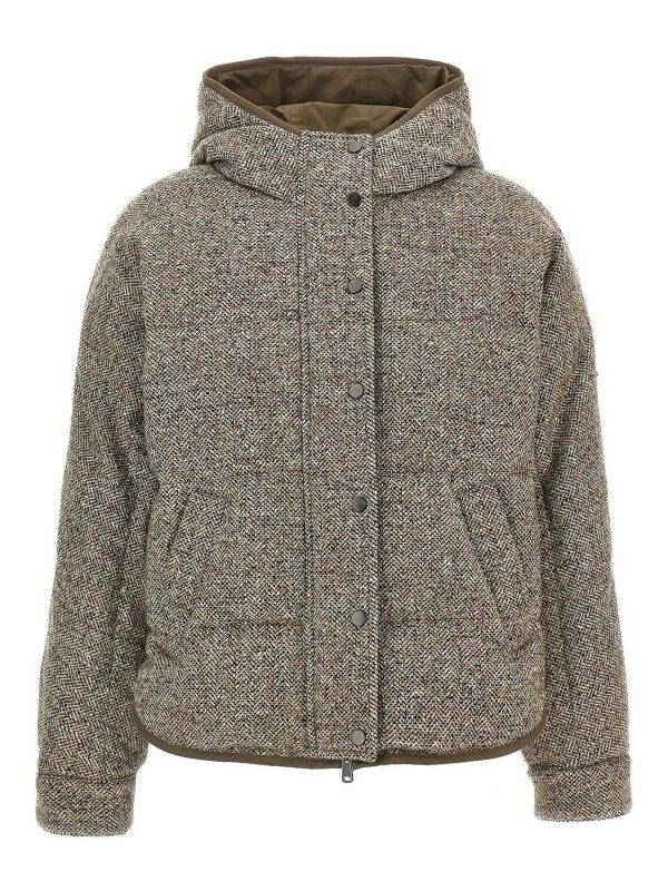 Brunello Cucinelli Blouson Rembourré - Multicolore
