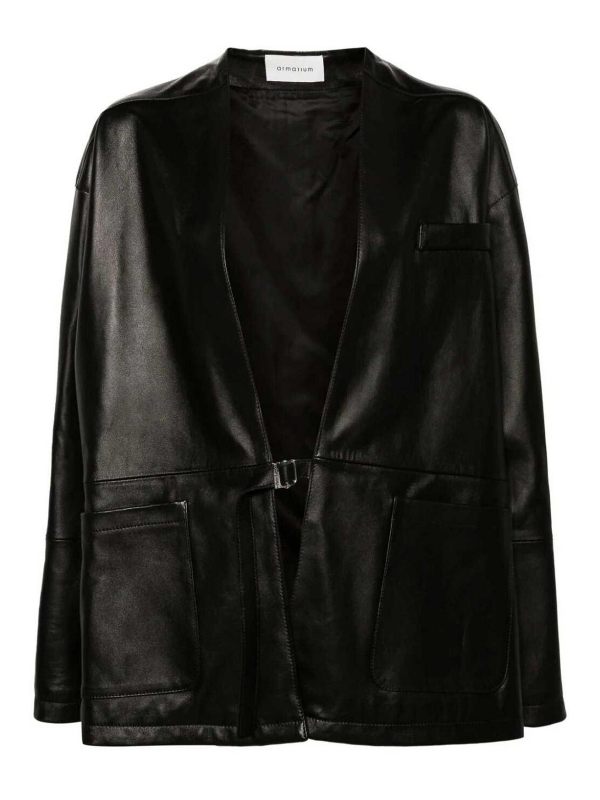 Armarium Blouson En Cuir - Noir