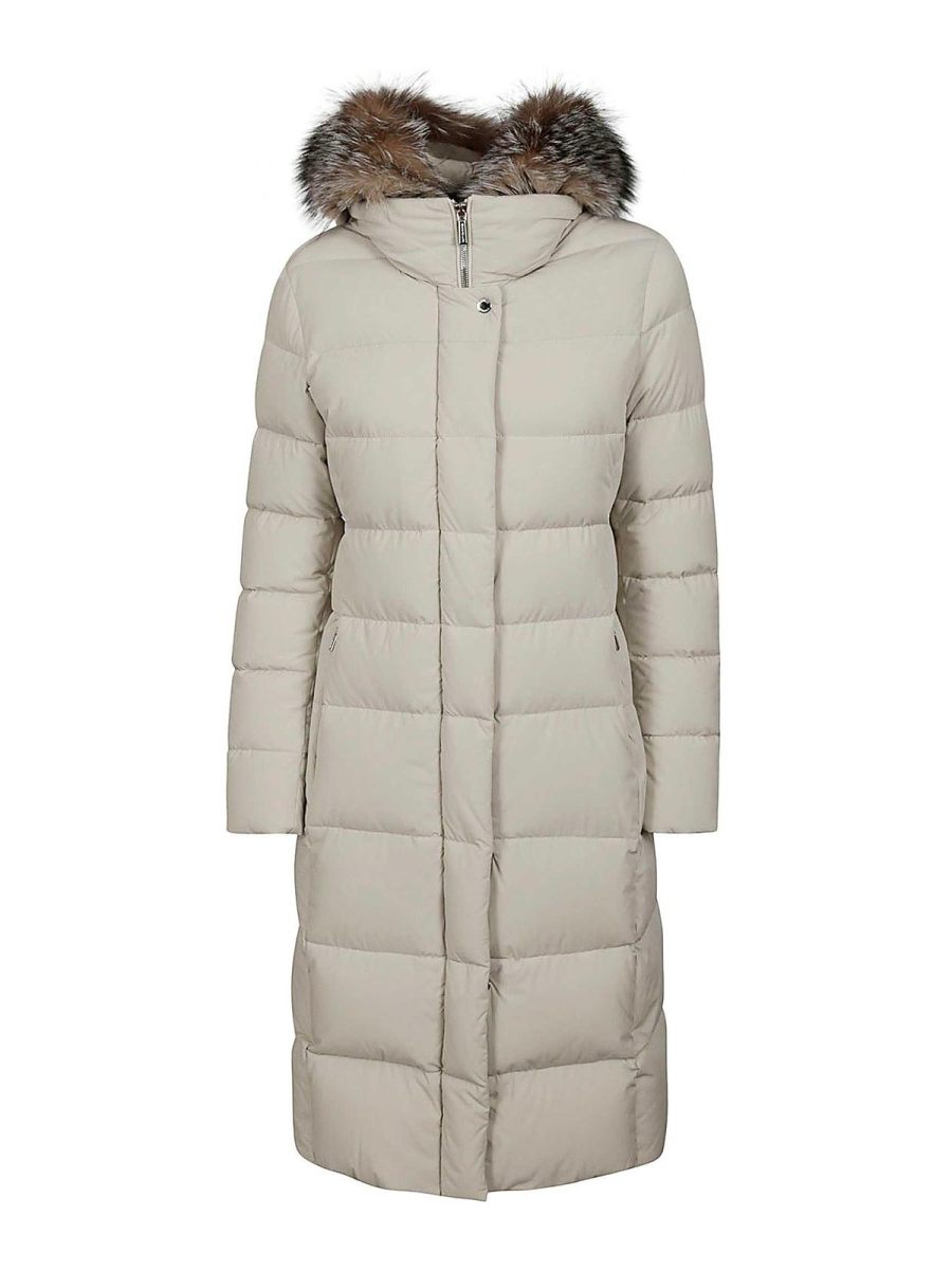 Moorer Manteau Long - Blanc