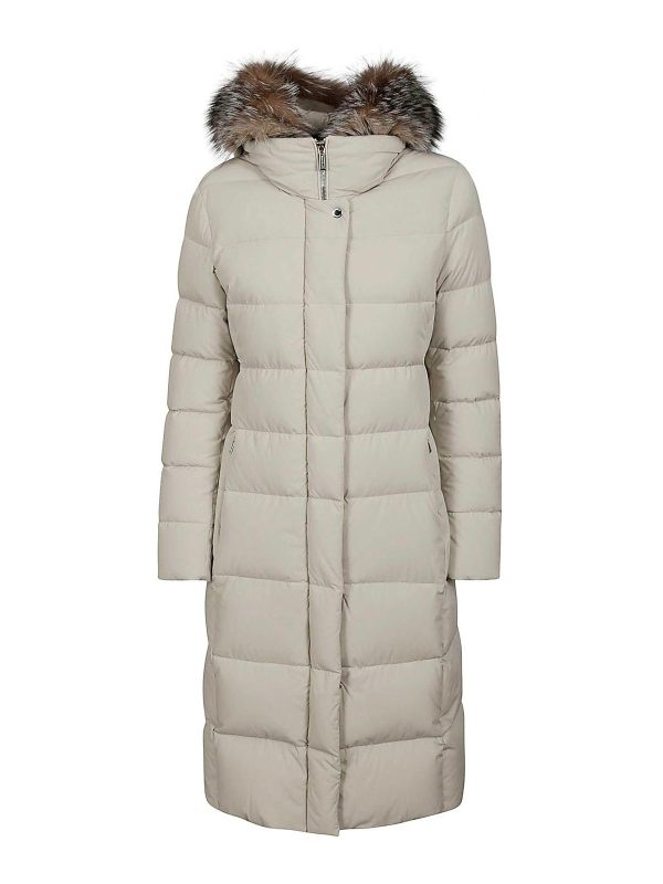 Moorer Manteau Long - Blanc