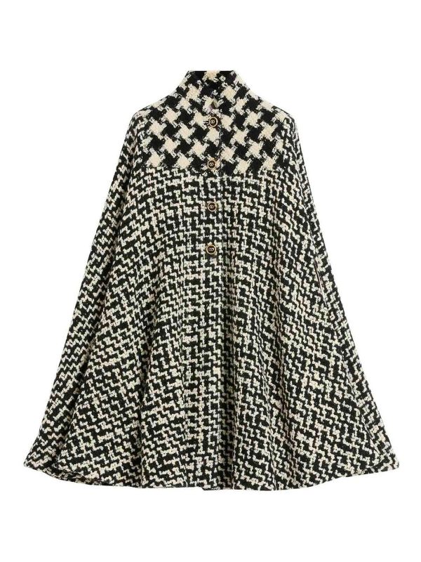 Valentino Garavani Manteau Au Genou - Noir