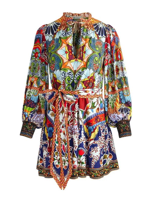 Alice+Olivia Robe Courte - Multicolore