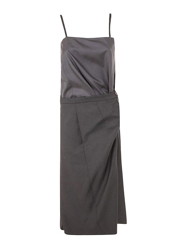 Maison Margiela Robe Au Genou - Noir