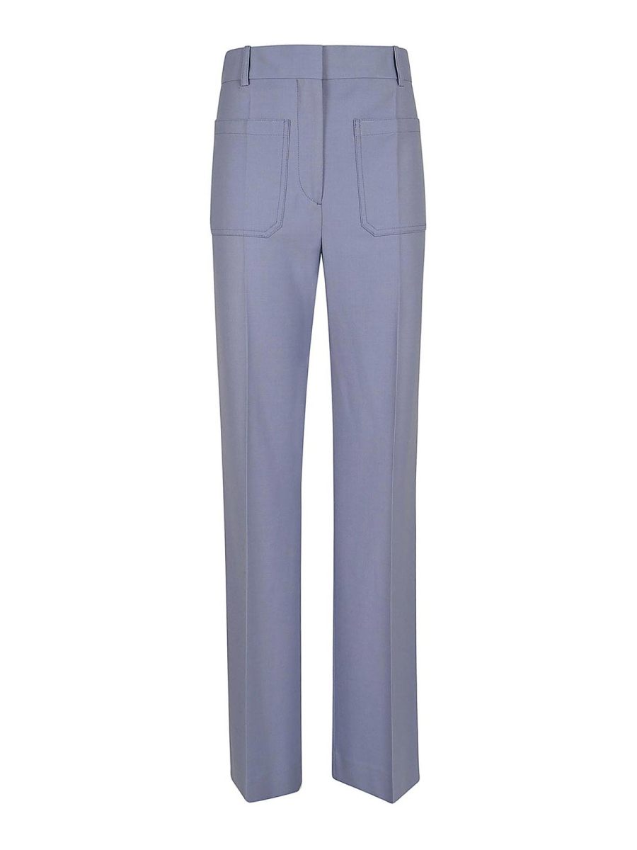 Victoria Beckham Pantalons Décontractés - Bleu