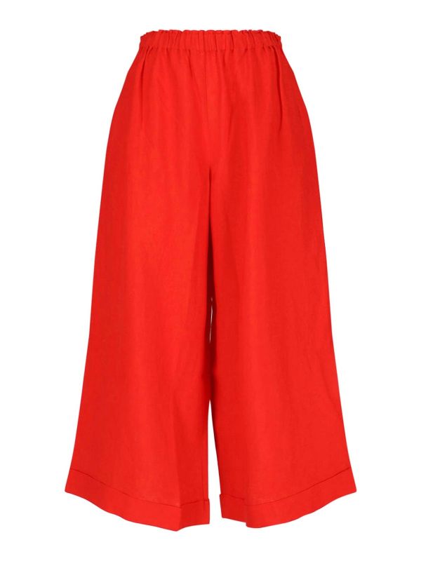 Daniela Gregis Pantalons Décontractés - Roug