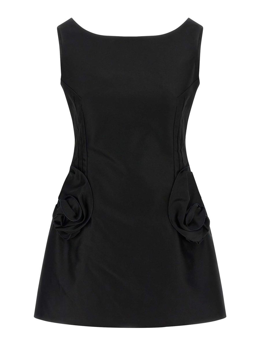 Magda Butrym Robe Au Genou - Noir