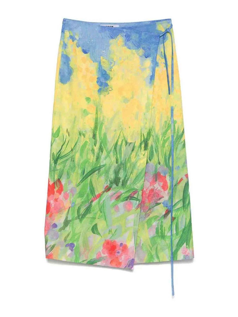 M. S.G. M. Jupe Midi - Multicolore