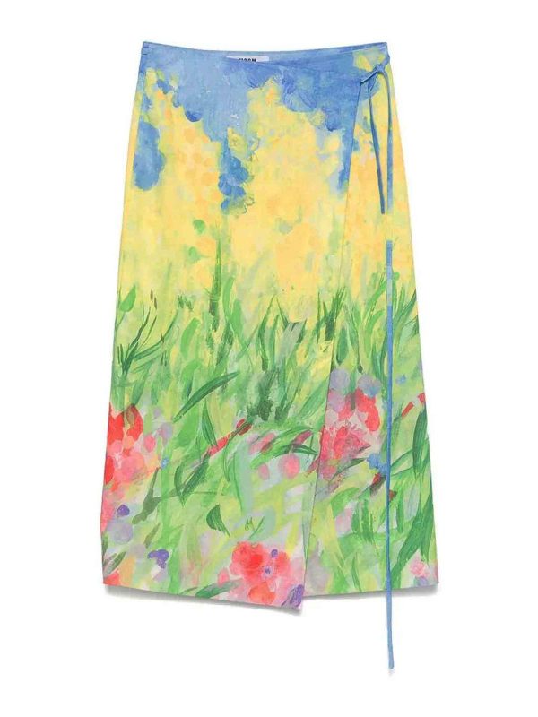 M. S.G. M. Jupe Midi - Multicolore