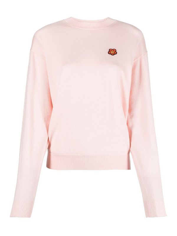 Kenzo Pull Col Rond - Couleur Chair