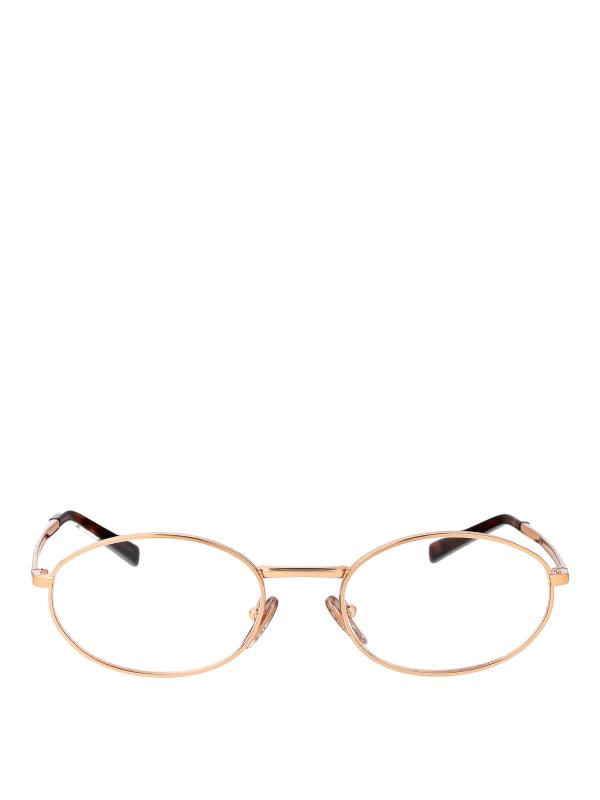 Prada Lunettes De Soleil - Or