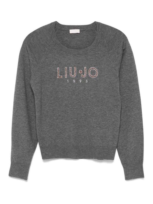 Liu Jo Pull Col Rond - Gris