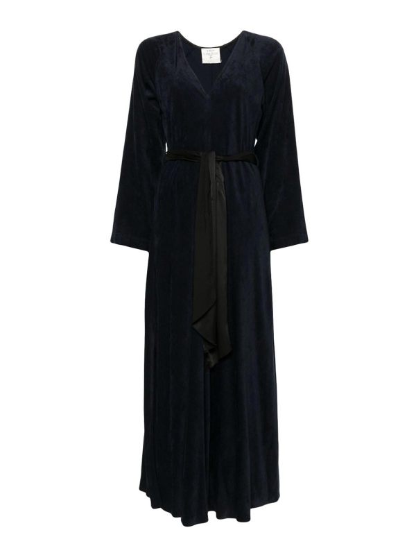 Forte Forte Maxi Robe - Bleu