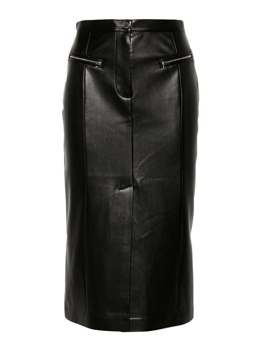 Patrizia Pepe Jupe Midi - Noir