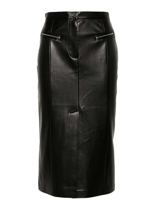 Patrizia Pepe Jupe Midi - Noir