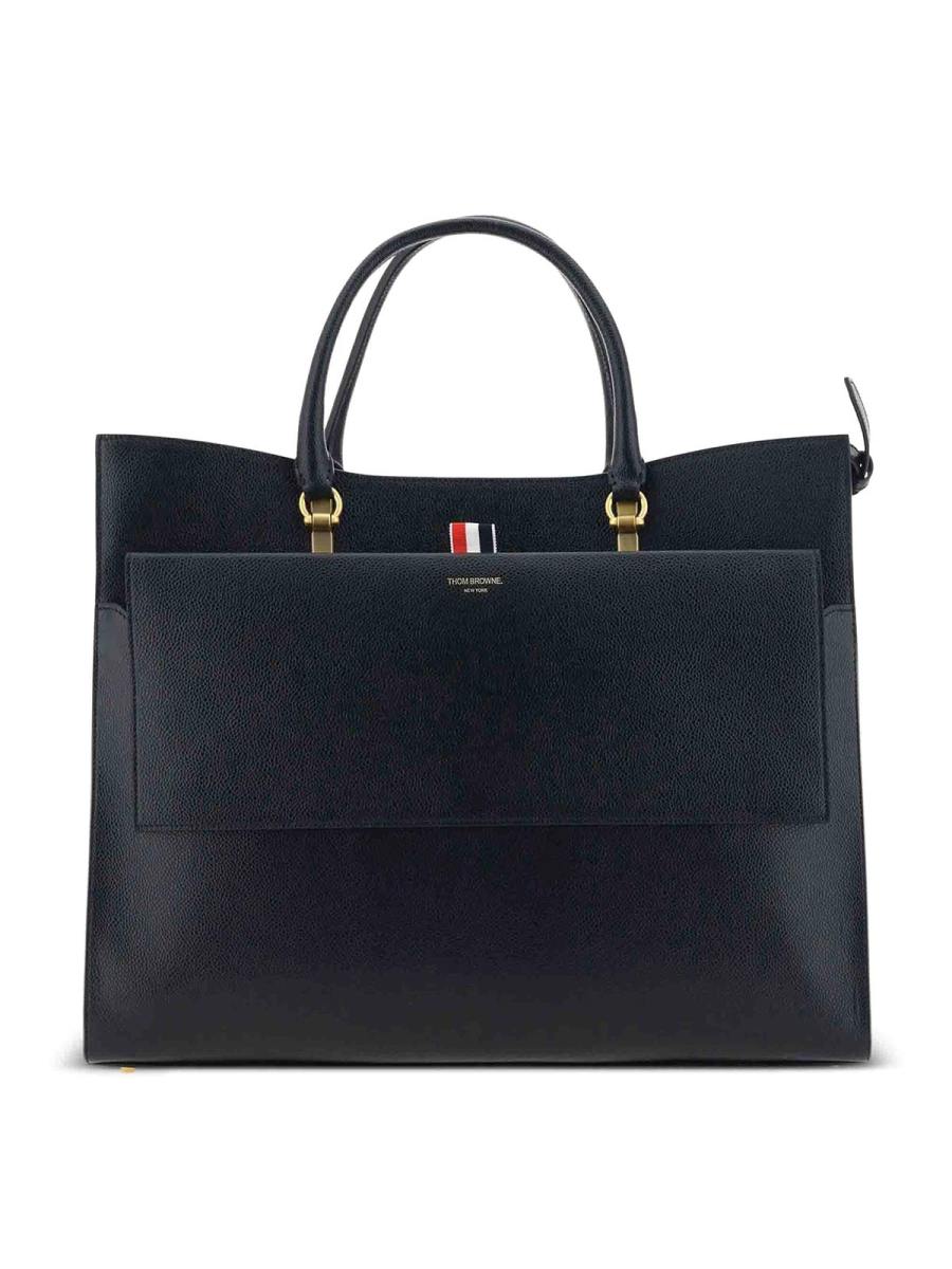 Thom Browne Sac Cabas - Noir