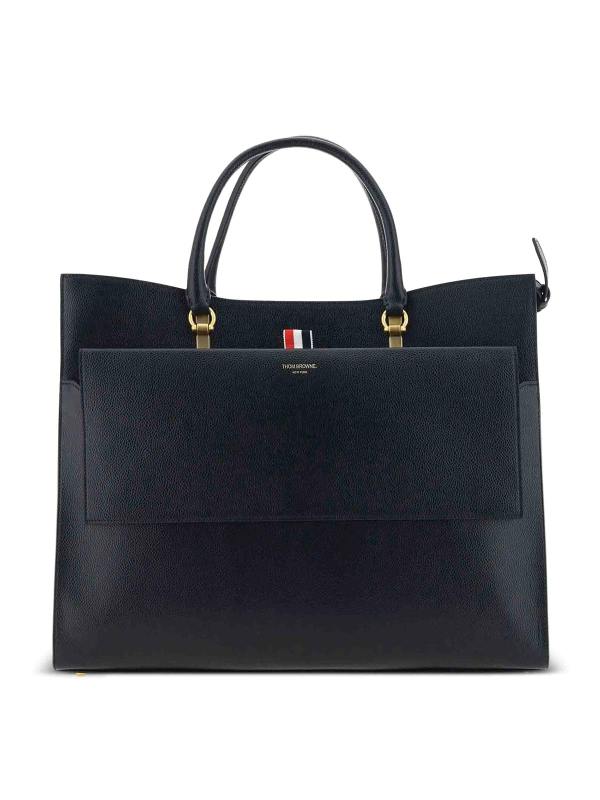 Thom Browne Sac Cabas - Noir