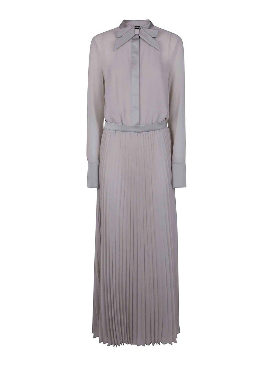 Emporio Armani Robe Au Genou - Couleur Chair