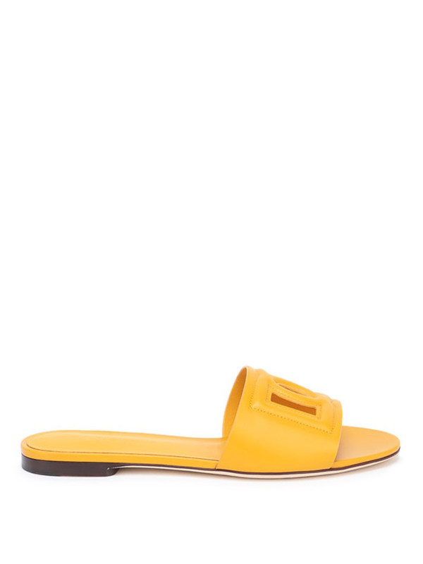 Dolce & Gabbana Sandales - Jaune Foncé