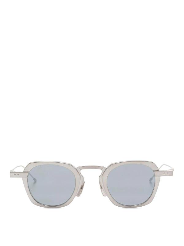 Thom Browne Lunettes De Soleil - Argent