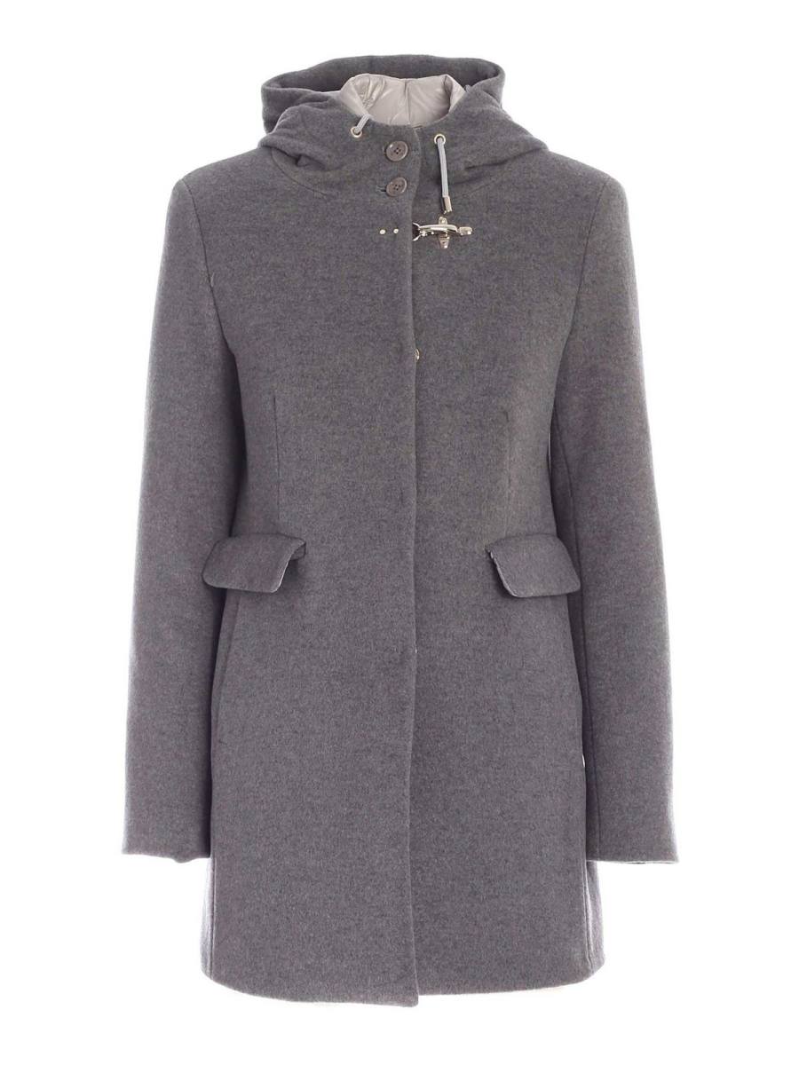 Fay Manteau Court - Gris