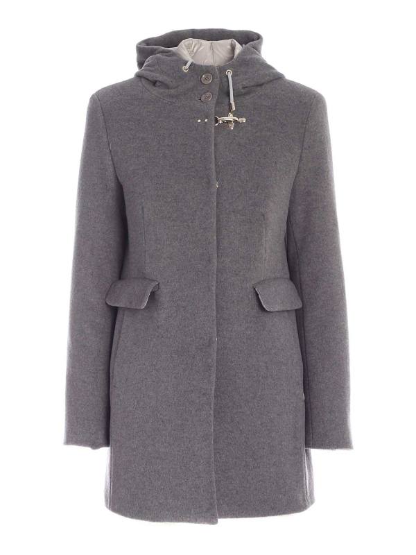 Fay Manteau Court - Gris