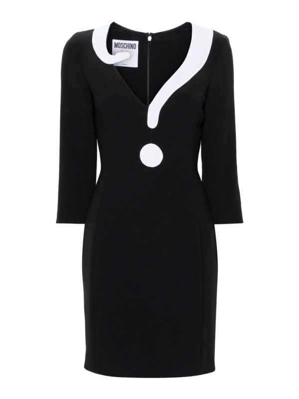 Moschino Robe Courte - Noir