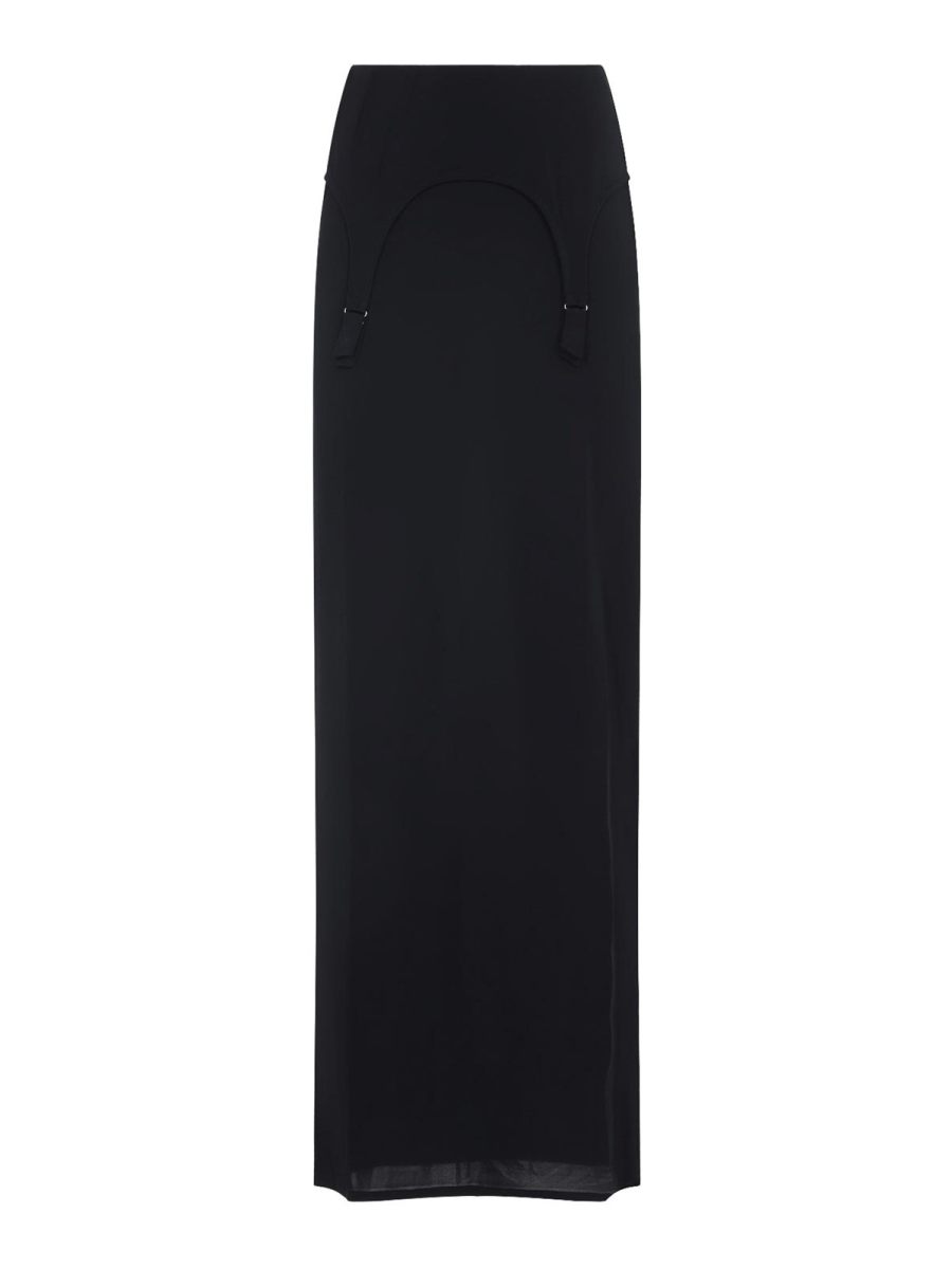 Jean Paul Gaultier Jupe Midi - Bleu
