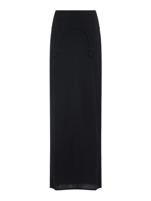 Jean Paul Gaultier Jupe Midi - Bleu