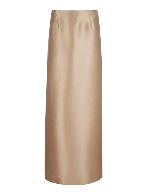 Alberta Ferretti Jupe Midi - Beige