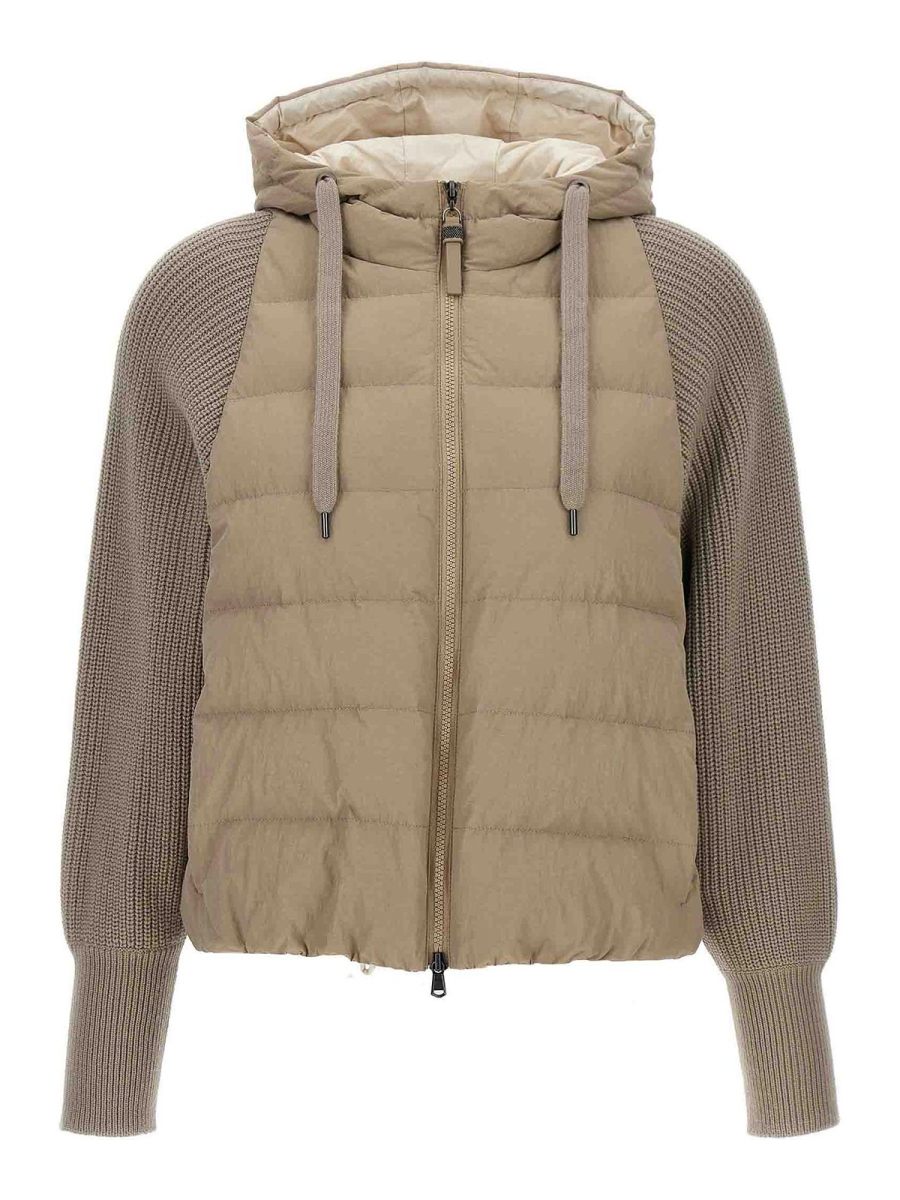 Brunello Cucinelli Blouson Rembourré - Beige