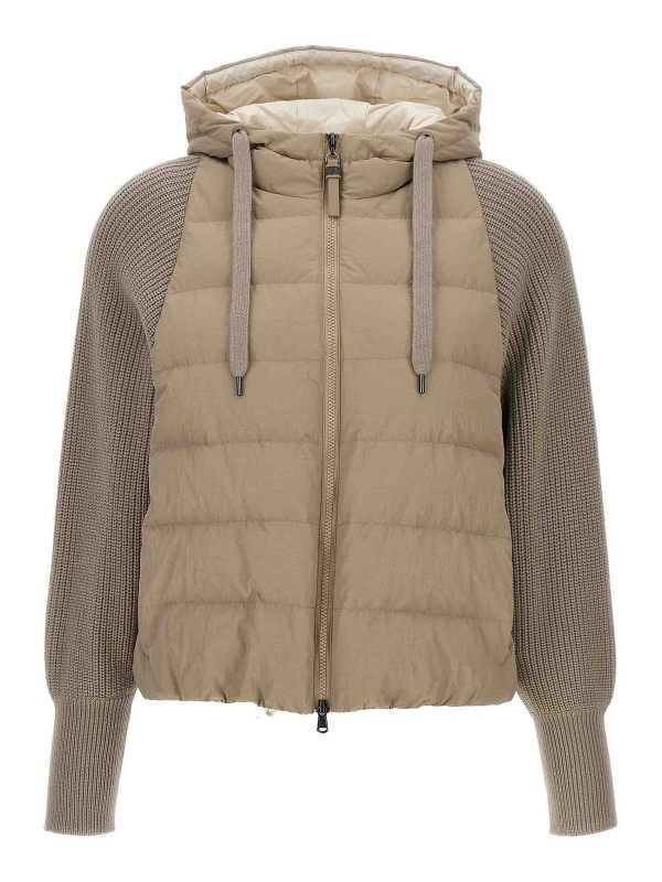 Brunello Cucinelli Blouson Rembourré - Beige