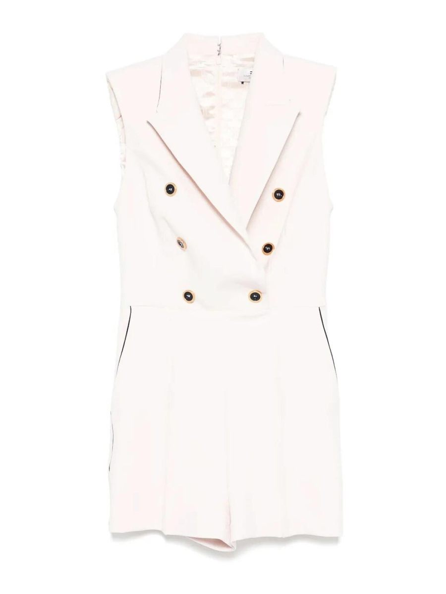Elisabetta Franchi Combinaison - Blanc