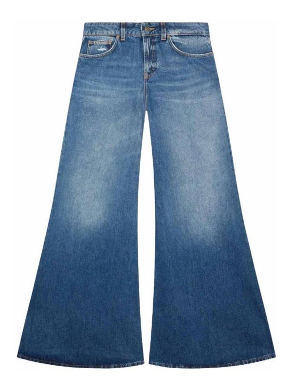 Dondup Jean Droit - Bleu