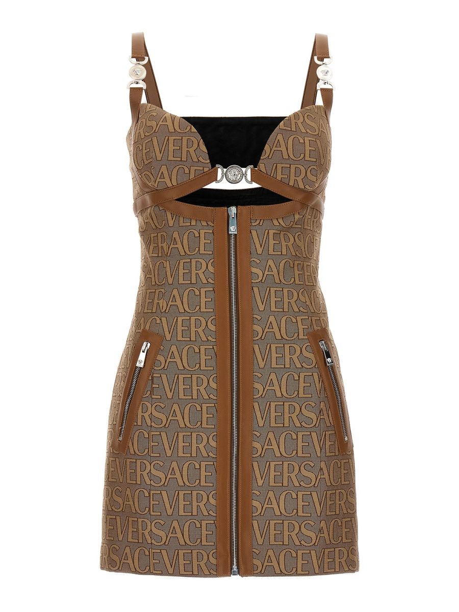 Versace Robe Courte - Beige