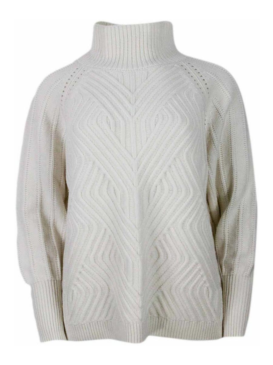Malo Pull Col Rond - Crème