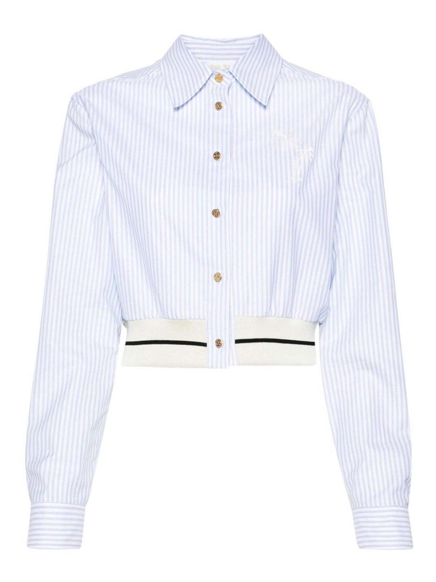 Palm Angels Chemise - Bleu Clair