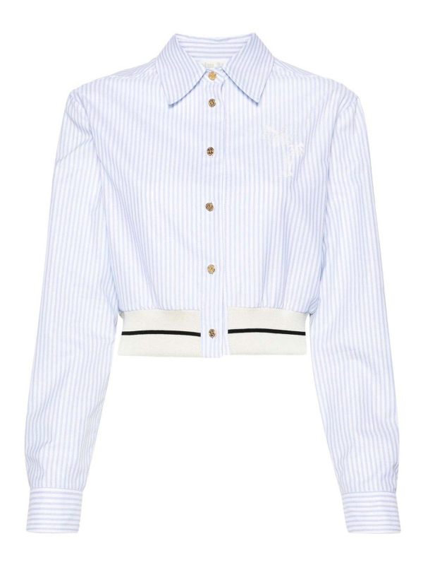 Palm Angels Chemise - Bleu Clair