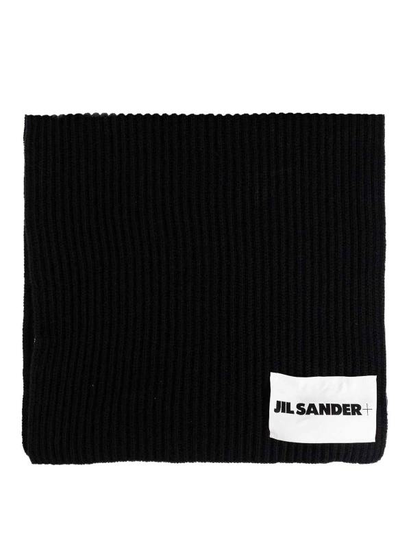 Jil Sander Écharpe - Noir