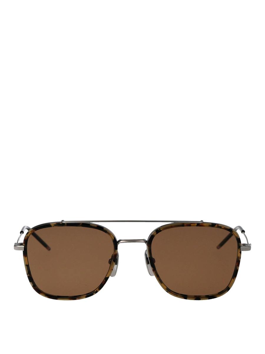 Thom Browne Lunettes De Soleil - Argent